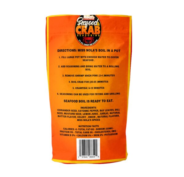 (1) Miss Nola's Famous Handcraft Crab Boil Seasoning - Image 2