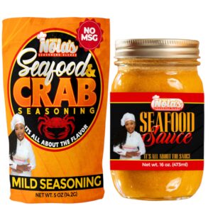 Buy 1 Get 1 Free (Seafood Butter Sauce and Crab Seasoning Combo)